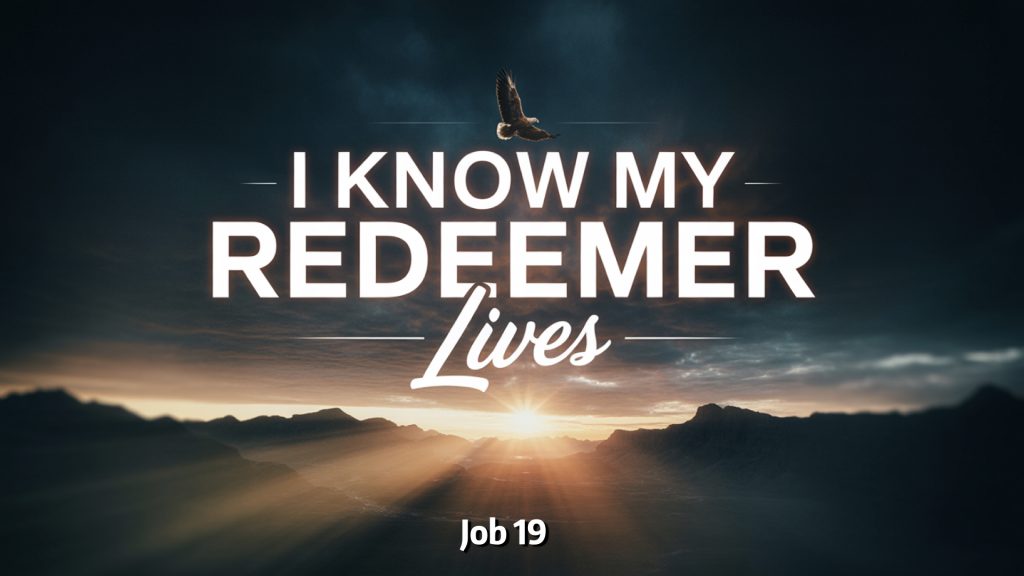 I Know My Redeemer Lives (Job 9-19)