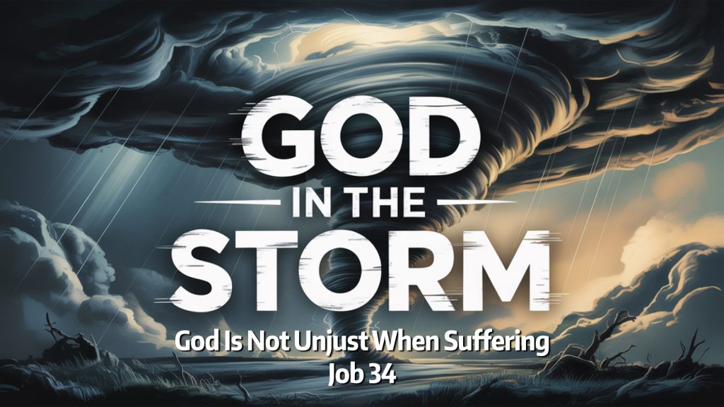 God Is Not Unjust When Suffering (Job 34)