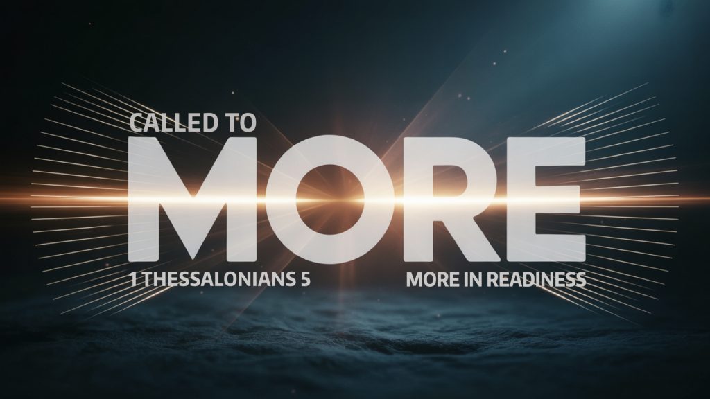 More In Readiness (1 Thessalonians 5:1-11)
