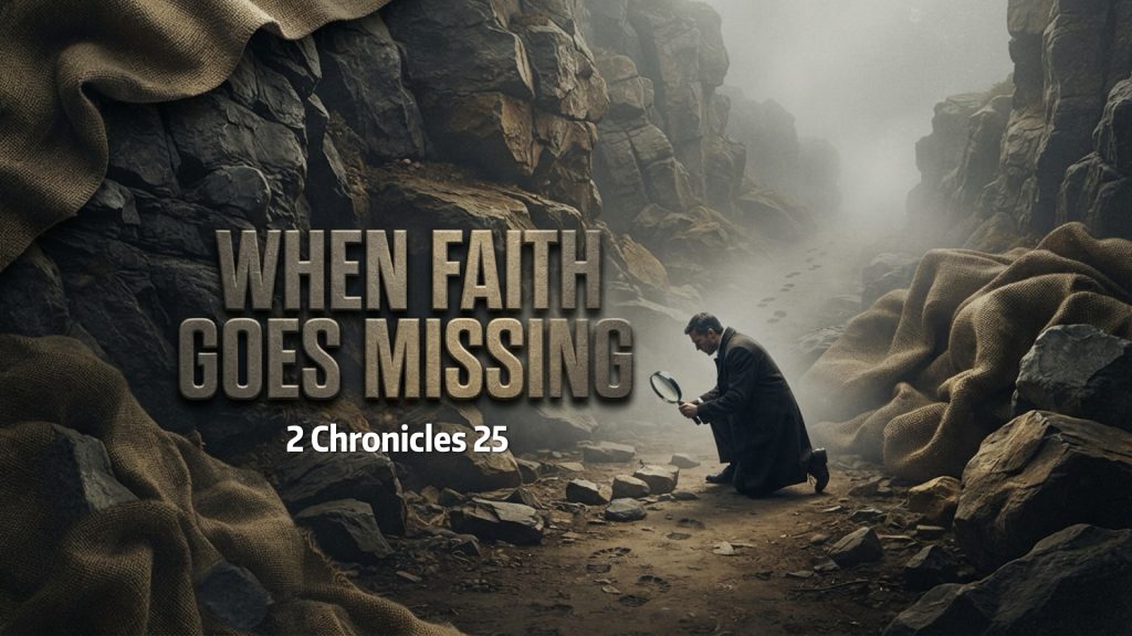 When Faith Goes Missing (2 Chronicles 25)